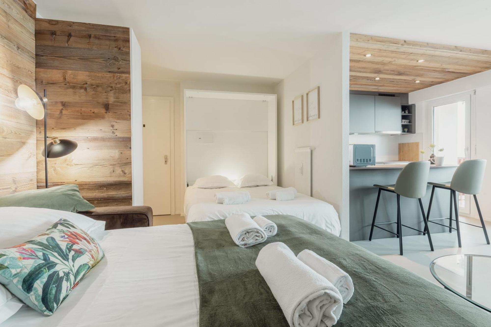 Magnifique Appartement Proche Du Centre Crans-Montana Luaran gambar