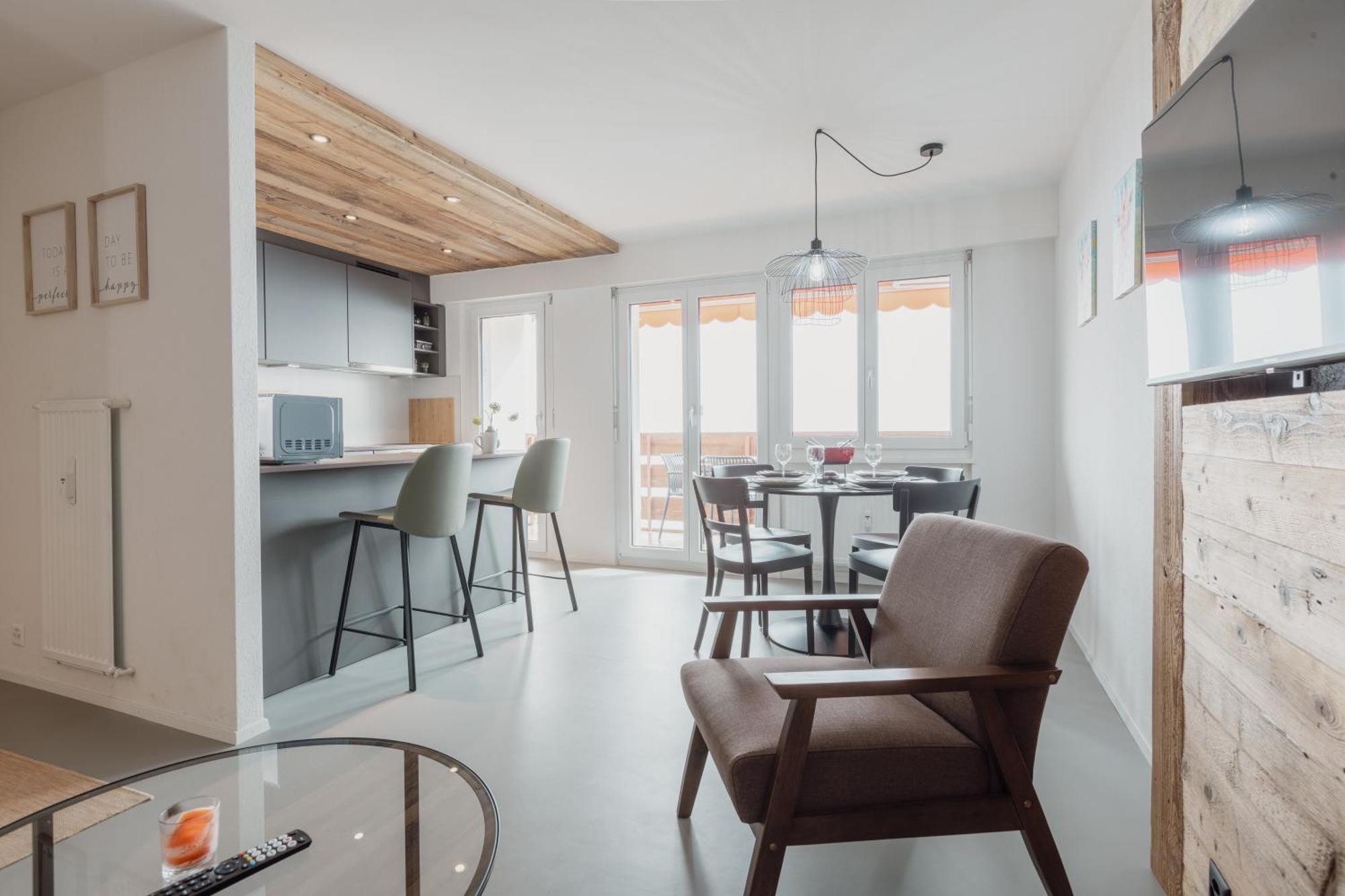 Magnifique Appartement Proche Du Centre Crans-Montana Luaran gambar